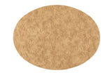 TOVAGLIETTA OVALE ORO ECOPELLE 33X45CM