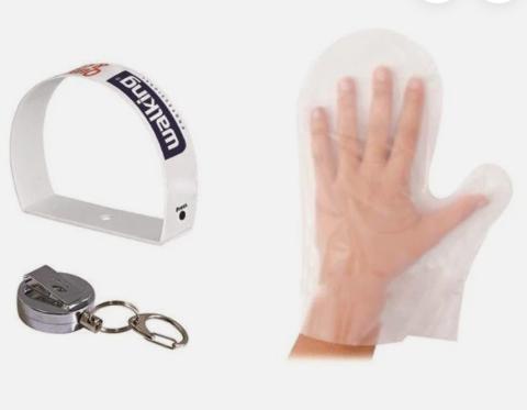 GUANTO TRASPARENTE QUICK&CLEAN KIT WALKING