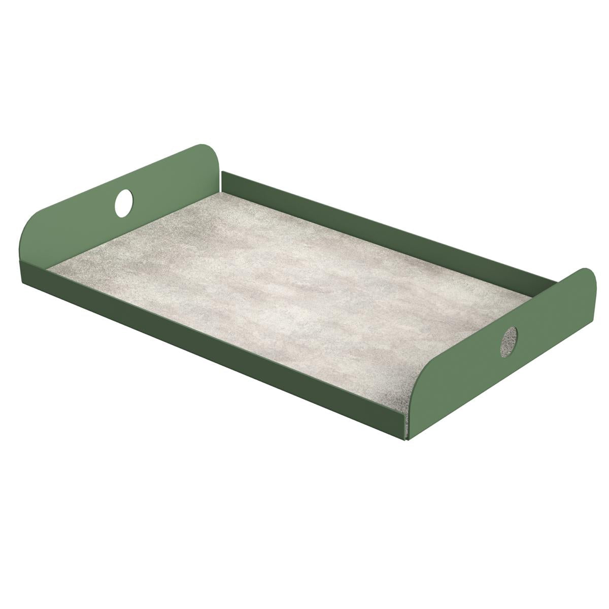 VASSOIO PASTICCERIA SABBIA HPL CEMENTO 32X53X7CM