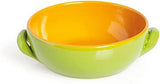 CASSERUOLA TERRACOTTA 8CM 2/M S/COPERCHIO VERDE FAMILIA