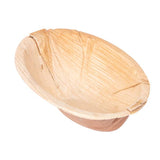 CIOTOLA OVALE CURVA "ARECA" 110ML CM.12X8,6X5 NAT CF=25PZ