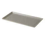 VASSOIO RETTANGOLAREGRIGIO CHIARO MELAMINA CM. 27.4X14.3X2.