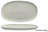 PELAGO-PIATTO OVALE CM.37,5X21,5 IN GRES