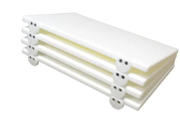 TAGLIERE POLIETILENECM.100X100X2H BIANCO
