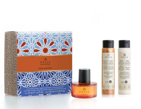 KIT RADIANT PRIJA (BAGNOSCIUMA-CREMA MANI-EAU DE TOILETTE)
