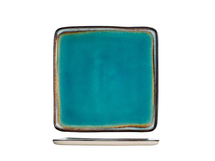 PIATTO QUADRO TEIDE 20,5CM STW AZZURRO