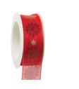 NASTRO WEIHNACHTSCOCKTAIL COLORE ROSSO  18MTX40MM