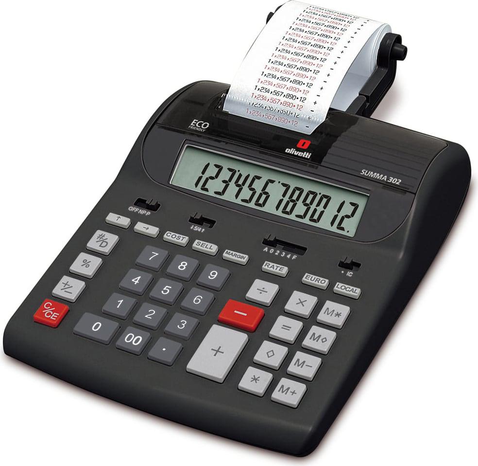 CALCOLATRICE OLIVETTI SUMMA 302