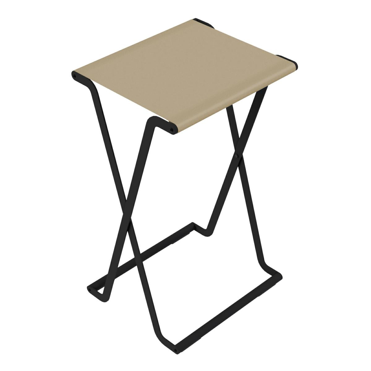 PORTA VASSOIO FLEXO NERO RIV. ST07 BEIGE 43X51X86,5CM