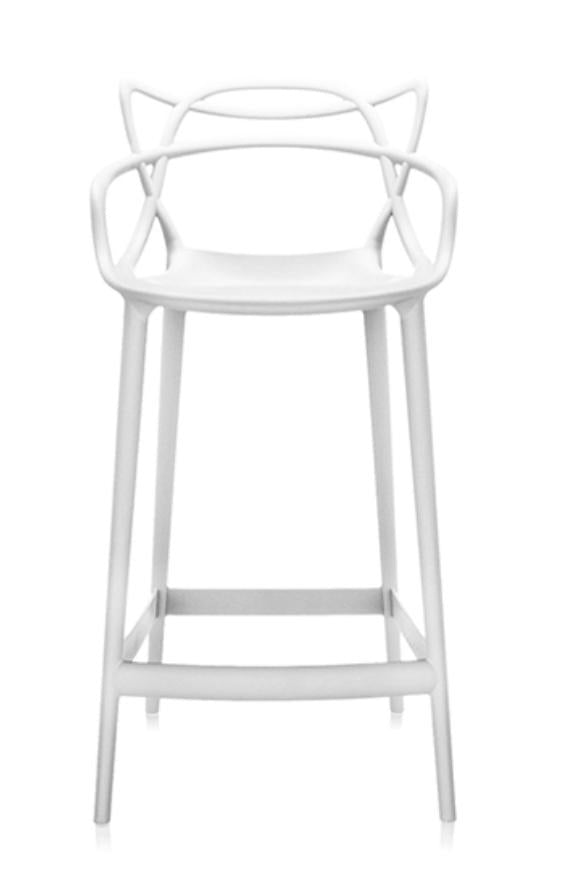 SGABELLO "BALOS" ANTI UV IN PP COLORE BIANCO