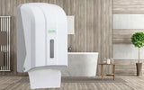 DISPENSER CARTA IGIENICA INTERFOGLIATA ABS BIANCO "MUNDO"