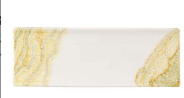 VASSOIO RETTANGOLAREChurchill TIDE GOLD 25X9CM