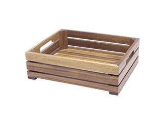 E.BUFFET ACACIA CASSETTA LISTELLO GN 1/2 H.10
