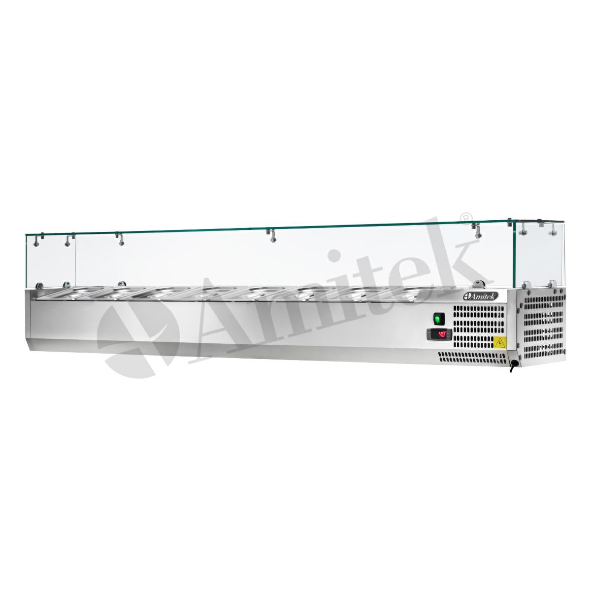 VETRINA REFRIGERATA 1800x395x435h +2 ÷ +8