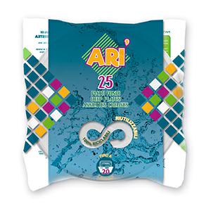 PIATTI FONDI 25GR D.22 BIANCHI RIUTILIZZABILI ARI' CF=25PZ