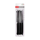 COLTELLO TAVOLA LEGNO NERO 11CM BLS=6PZ