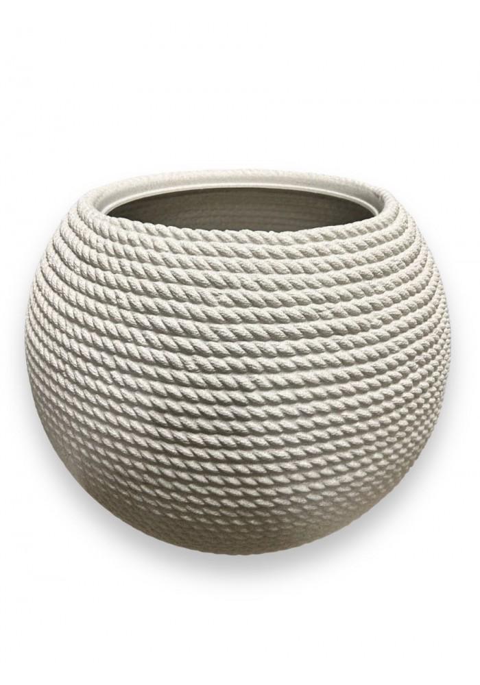 VASO A SFERA BALI 50X48H POLVERE