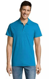 POLO UOMO M/MANICA MOD. SUMMER II COL.ACQUA