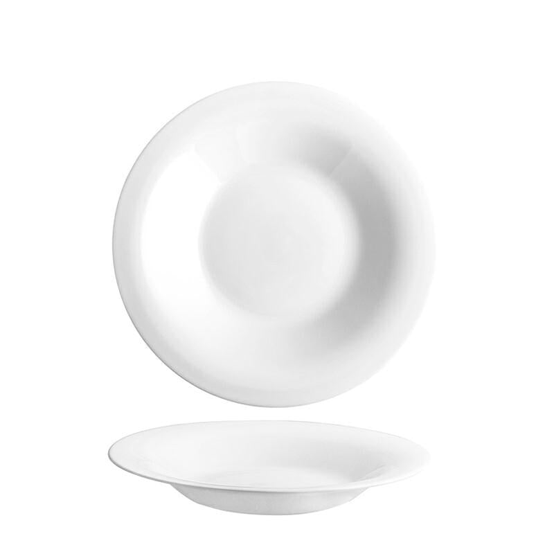 PIATTO FONDO ELBA BIANCO CM 24