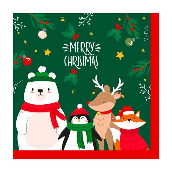 CF 16 TOVAGLIOLI SANTA'S FRIENDS 33X33