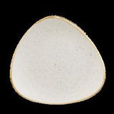 PIATTO PIANO TRIANGOLARE 19,2CM STONECAST BIANCO CHURCHILL