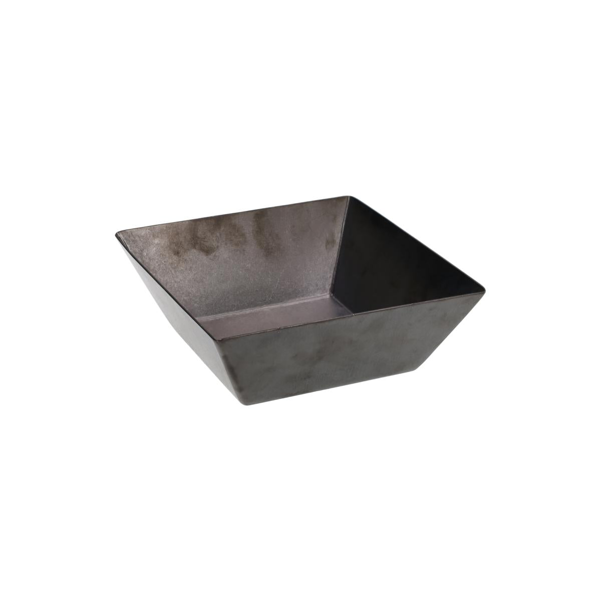 SQUARE BOWL 13 CM LIVING BLACK/GOLD