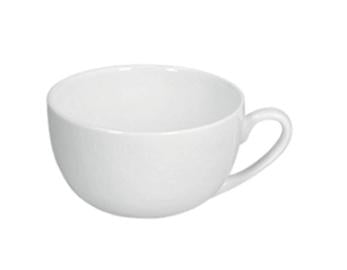 TAZZA COLAZIONE S/P CC300 SILK BIANCO (BONE CHINA)