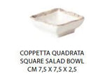 COPPETTA QUADRATA CM7,5X7,5X2,5H MELAMINA ENJOY