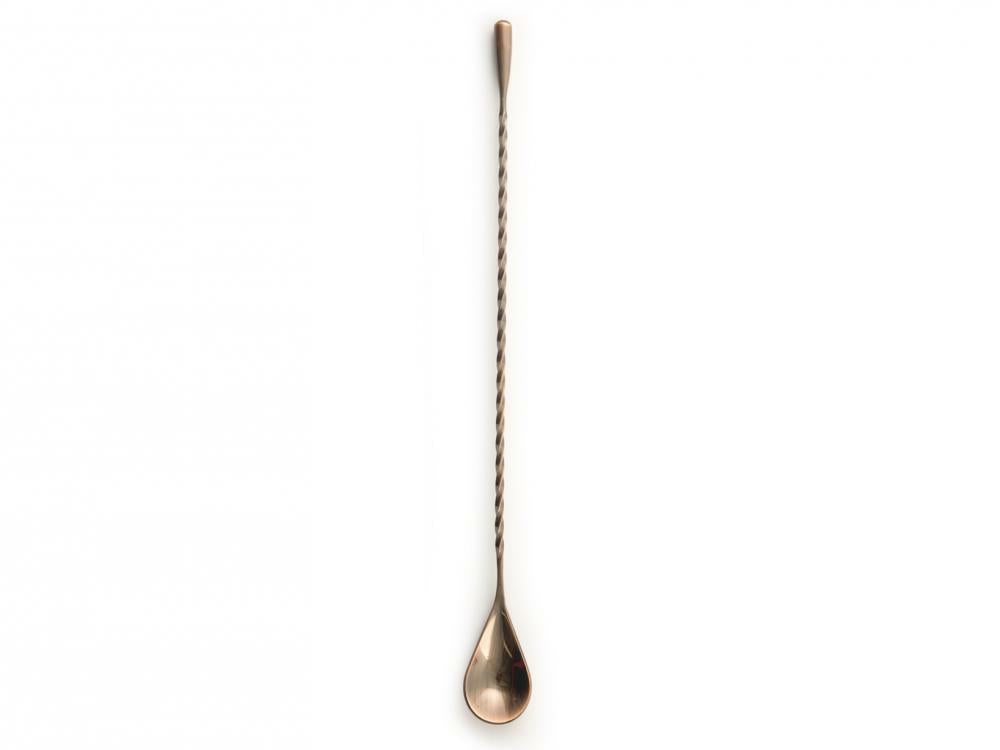 CUCCHIAIO COCKTAIL 30CM INOX COL.RAME