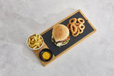 VASSOIO HAMBURGER 4 PZ CM.43X20X2,4