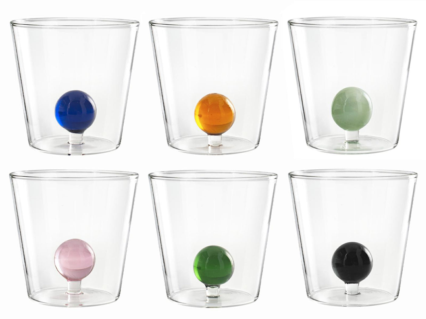 6 BICCH BRS TRASP SFERA ASS CC300