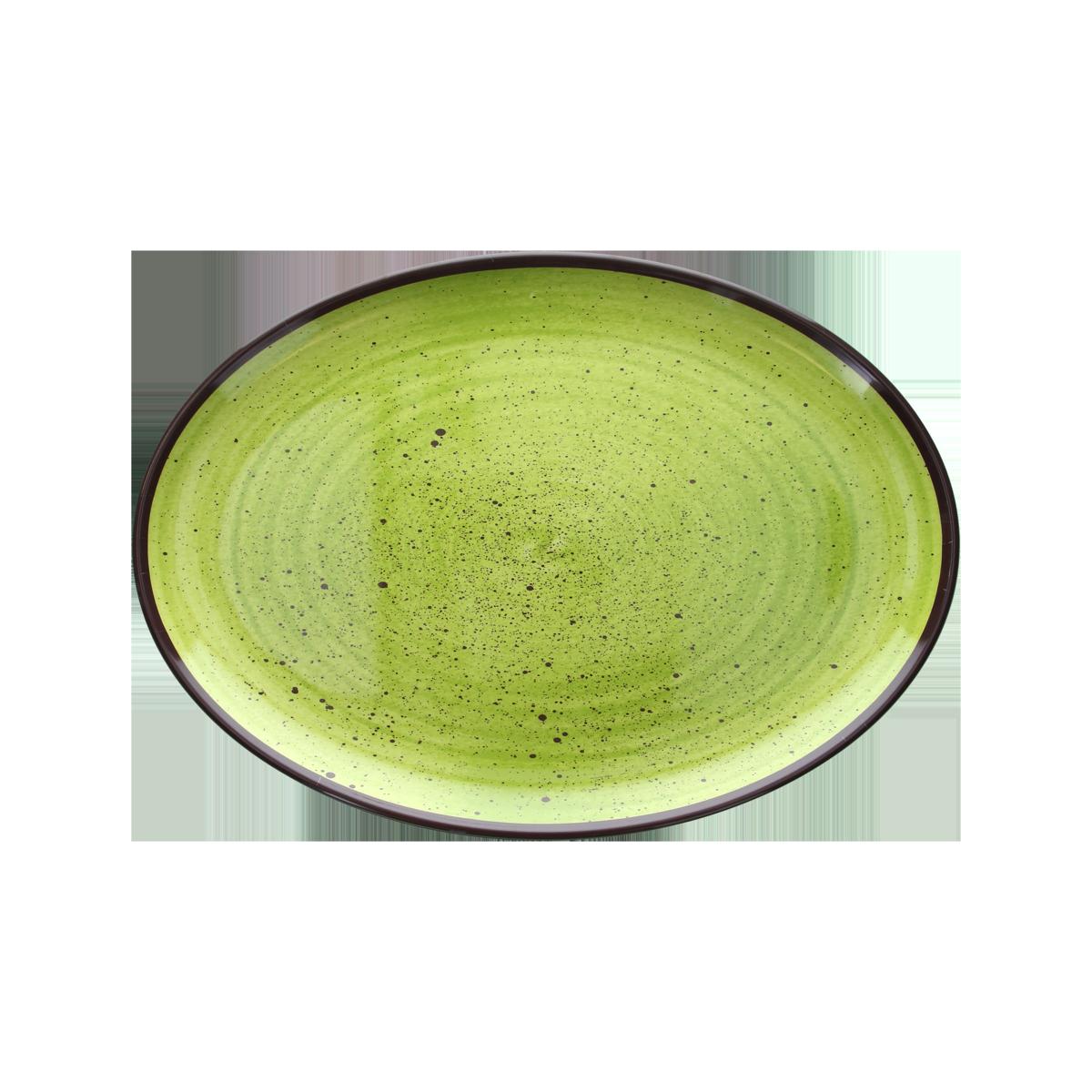 VASSOIO OVALE CM.35,5X25,5 SHOW PLA VERDE