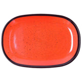 VASSOIO OVALE CM.24X16 SHOW PLA ARANCIO