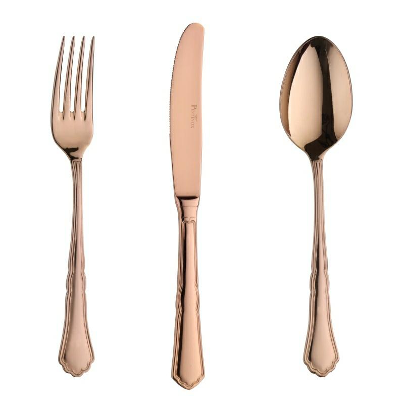 FORCHETTA DOLCE SETTECENTO TREASURE BRONZE