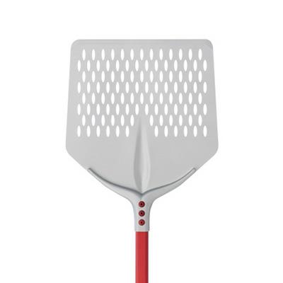 PALA PIZZA "TULIP" 33X33CM FORATA ALL.ANODIZZ MANICO 150CM