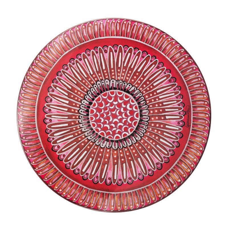 POLYCHROMOS TOVAGLIETTA ARANCIONE MELAMINA DESIGN PIUME Ø34