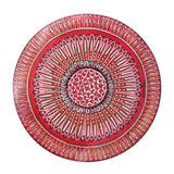 POLYCHROMOS TOVAGLIETTA ARANCIONE MELAMINA DESIGN PIUME Ø34
