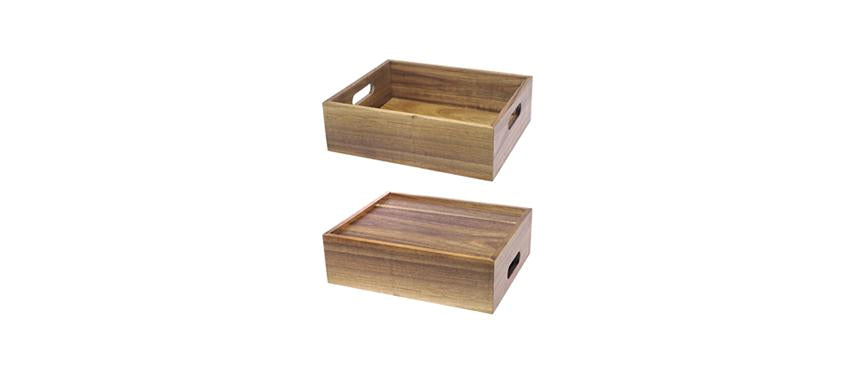 E.BUFFET ACACIA CASSETTA GN 1/2 H.10