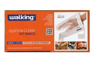 GUANTO TRASPARENTE QUICK&CLEAN BODY KIT WALKING