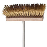 SPAZZOLA RETTANGOLARE LEGNO GRILL MANICO ACC.INOX