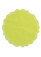 SOTTOPIATT0 IN TESSUTO VERDE 35CM