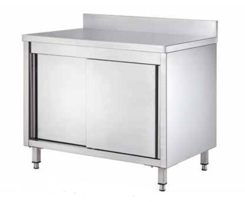 TAVOLO ARMADIATO CON ALZATINA 180X70X95CM