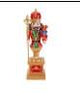 SOLDATINO IN RESINA C/SCETTRO COL.ROSSO/VERDE cm43x36h124,5