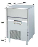 FABB. GHIACCIO CUBETTI PIENI MOD. KL102W V230