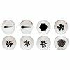 BOCCHETTE PASTICCERIA ASSORTITE INOX CF=8PZ