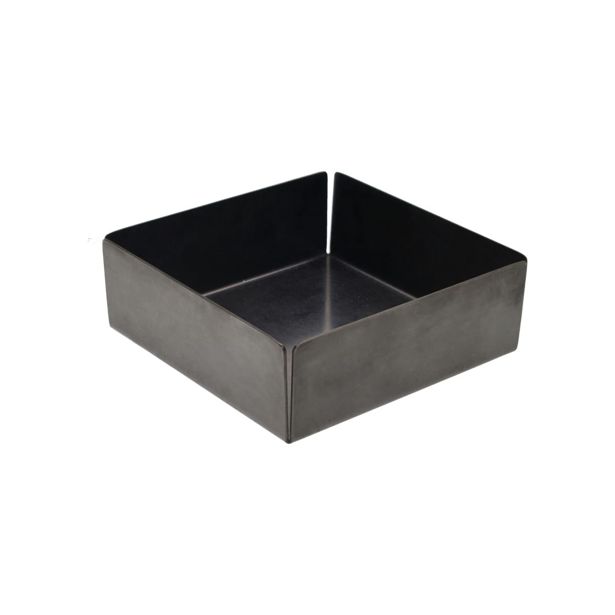 VASSOIO QUADRATO CM 11.6 LIVING BLACK/GOLD