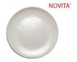 VASSOIO MELAM TONDO CM.40X4 STONE AGE BIANCO