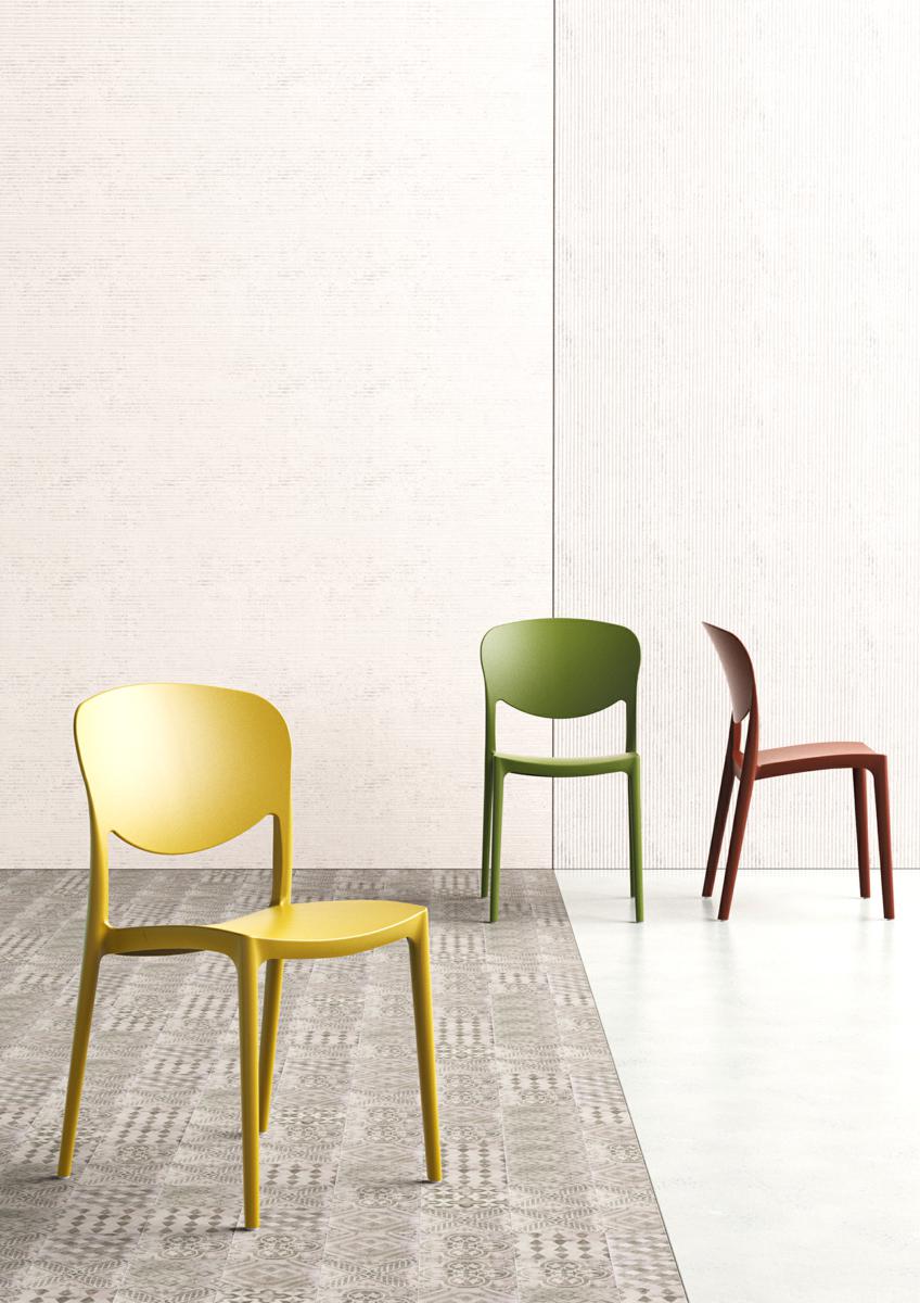 SEDIA 'NAIROBI' COLORE MOSTARDA