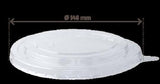 COPERCHIO INSALATIERA R-PET TRASPARENTE DIAM.15CM CF=50PZ