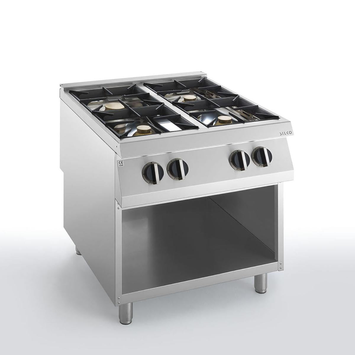 CUCINA A GAS 4 FUOCHI 900 mm800 mm900 mm